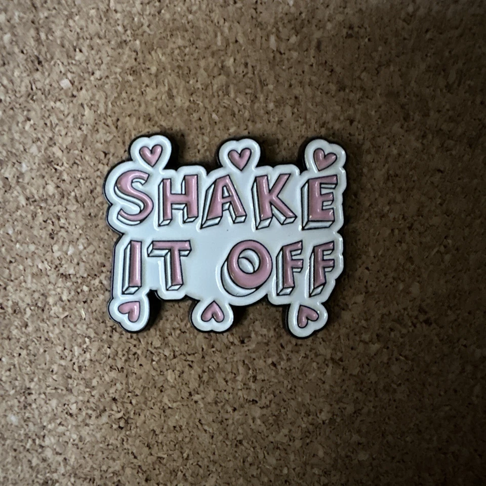 Taylor Swift 1989 Album Shake It Off Song Lyrics Swiftie Fan Jewelry Enamel Pin