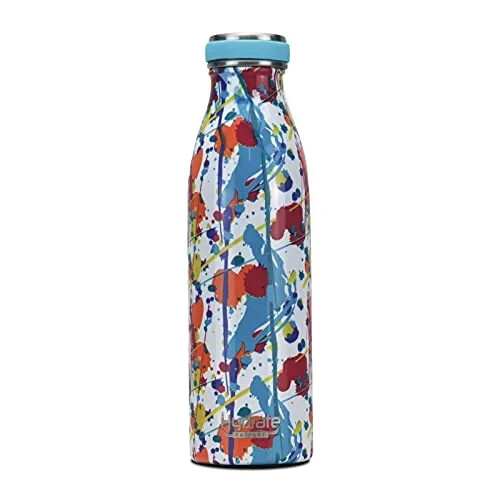 Hydrate Factory Vacuum Insulated Stainless Steel Bottle. 520ML Splash Paint - Picture 1 of 5