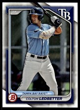2024 Bowman #BP-124 Colton Ledbetter Tampa Bay Rays
