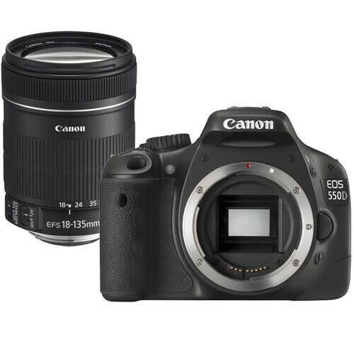 Canon EOS 550D 18.0MP Kit mit EF-S IS 18-135mm Objektiv Kamera