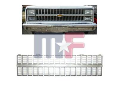Neu! Kühlergrill Silber Chevrolet 1981-82 C/K Pickup Blazer Suburban