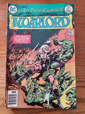 Warlord # 3 DC Comics Mike Grell 1976 FN