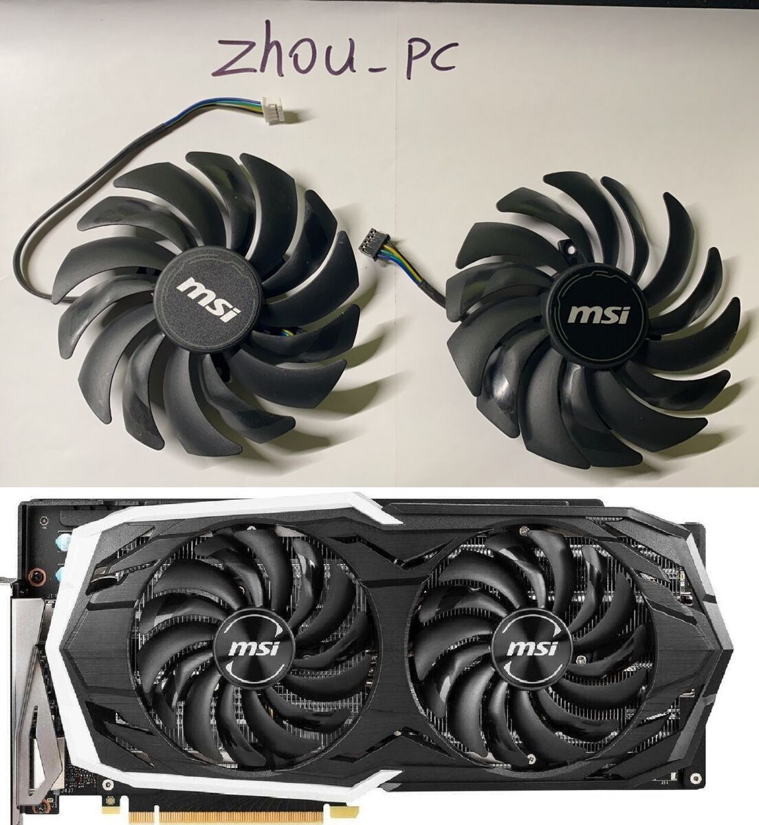 GPU Replacement Cooler Cooling Fan For MSI RTX 2070 RTX 2070 GPU Replacement Cooler Cooling Fan For MSI RTX 2070 RTX 2070