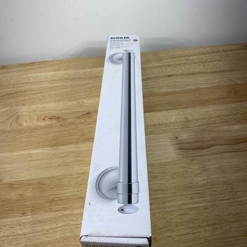 KOHLER 16" Assist Grab Bar in Polished Chrome Carmichael Bathroom