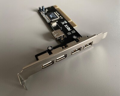 sempre USB Controller pci 4+1 VIA Chip UP5-1E CU252 108pin Retro