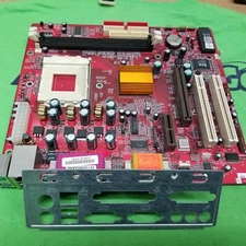 PC-Chips M810LR-H REV:7.1A Socket 462 Motherboard with backplate