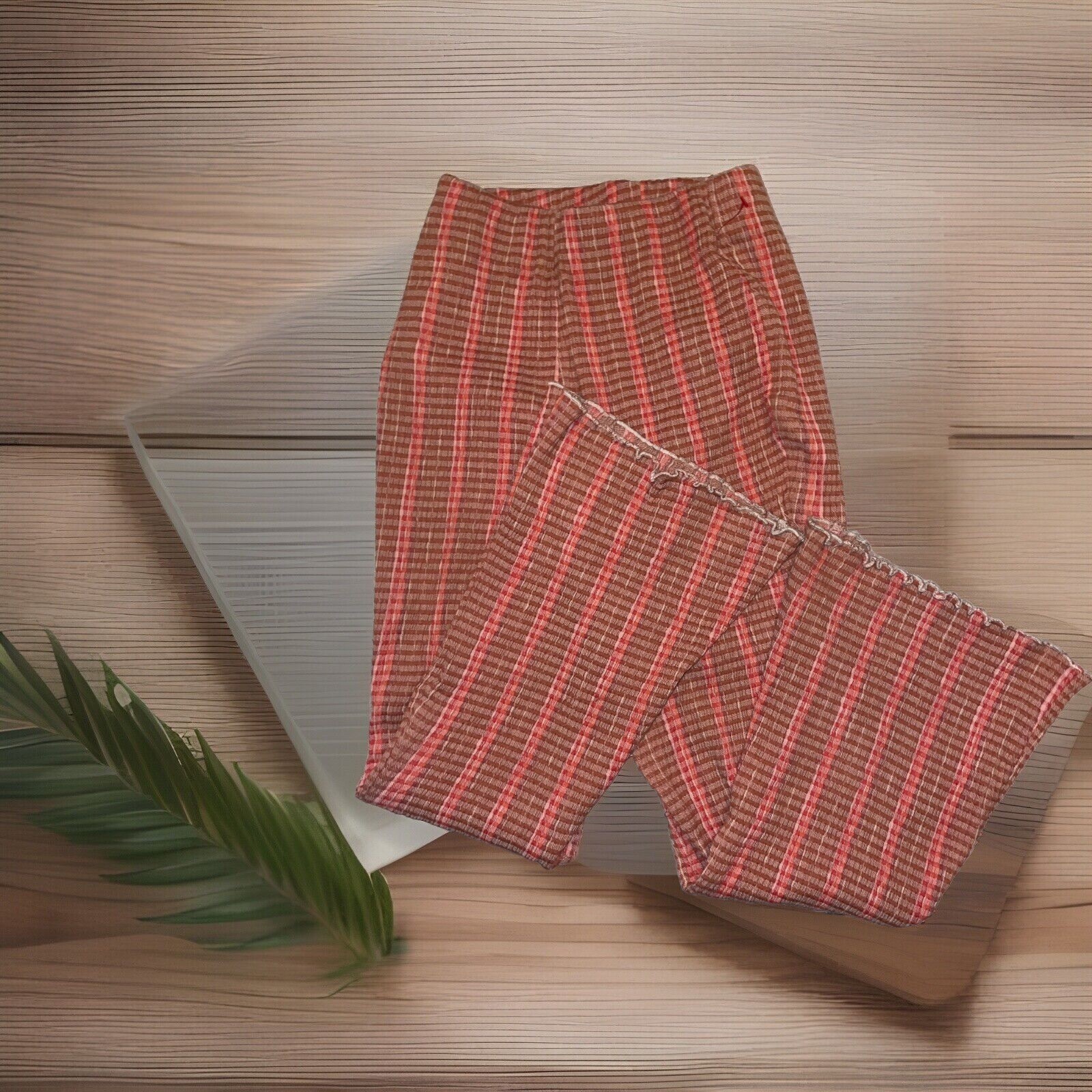 Free People Size Xs Bell bottom Multicolor Pants J1