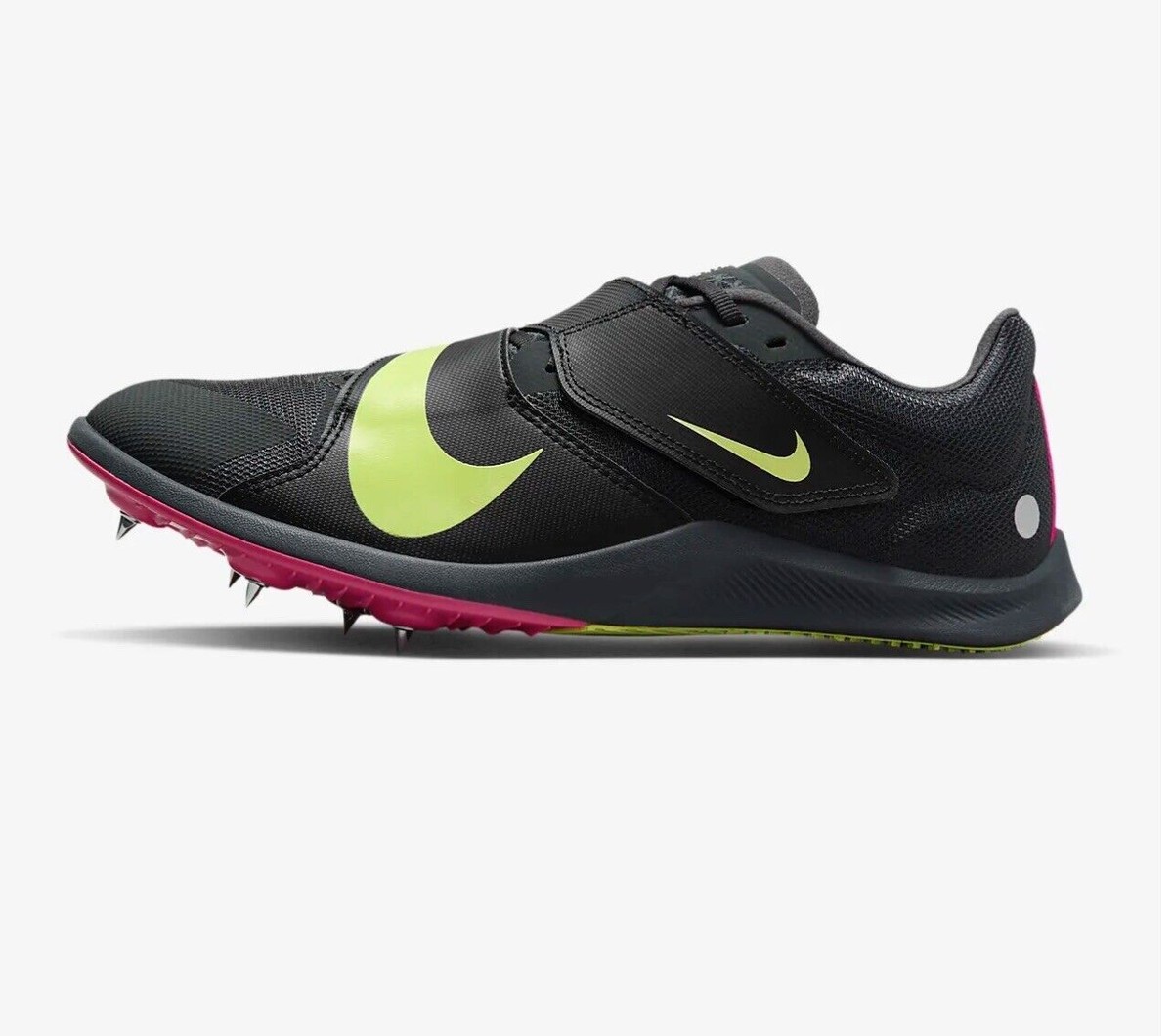 Nike Zoom Rival Mens Size 9.5 Track & Field Jump Spikes Black Volt Red DR2756-00 Nike Zoom Rival Mens Sz 12 Track & Field Jump Spikes Black  main image 4