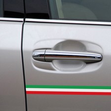 Car PVC Italian Italy Flag Sticker Strip Decal Badge Bright Colors 40cm 1.5cm