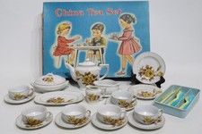 China Child's Teaset Vintage 21 Piece Lovely Vintage Box