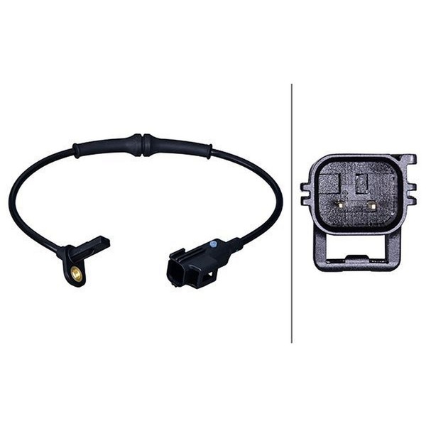 Hella 6PU 358 218-231 Sensor, Raddrehzahl-image