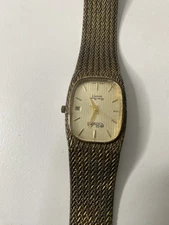 as is vintage Antique Dufonte Lucien Piccard Quartz Watch