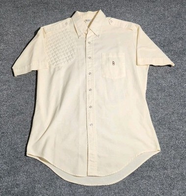 Bob Allen Shooting Shirt Men's Short Sleeve Size Large