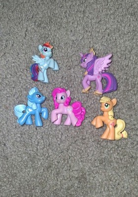 My Little Pony G4 Minifigures Lot Of 5 Pinkie Pie Applejack Twilight More