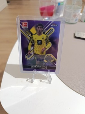 2021 Topps Finest Bundesliga Purple Refractor 58/99 Mahmoud Dahoud #46 Auto 0us8