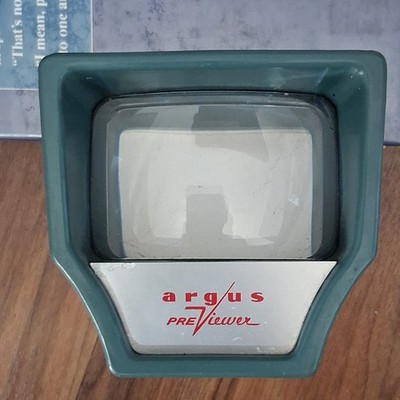 Vintage Argus Previewer 35mm Slide Viewer Green Mid Century Retro 660