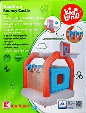 KIDLAND ® Hüpfburg bunt, 14-teilig, mit Basketballkorb und Wurfspiel