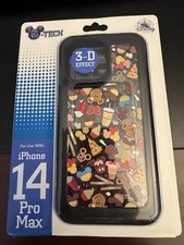 Disney Mickey Snacks 3-D Effect Apple IPhone 14 Pro Phone Case-Brand New