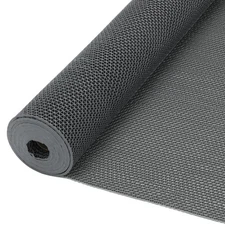 Drainage Non Slip mat 3 x 10 ft Rubber Flooring Roll 0.22'' Thick, Commercial...