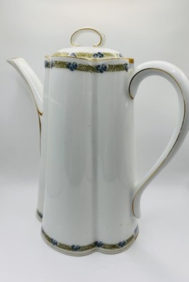 Vintage RAR Rosenthal Art Deco Kaffeekanne Goldrand Made In Germany 