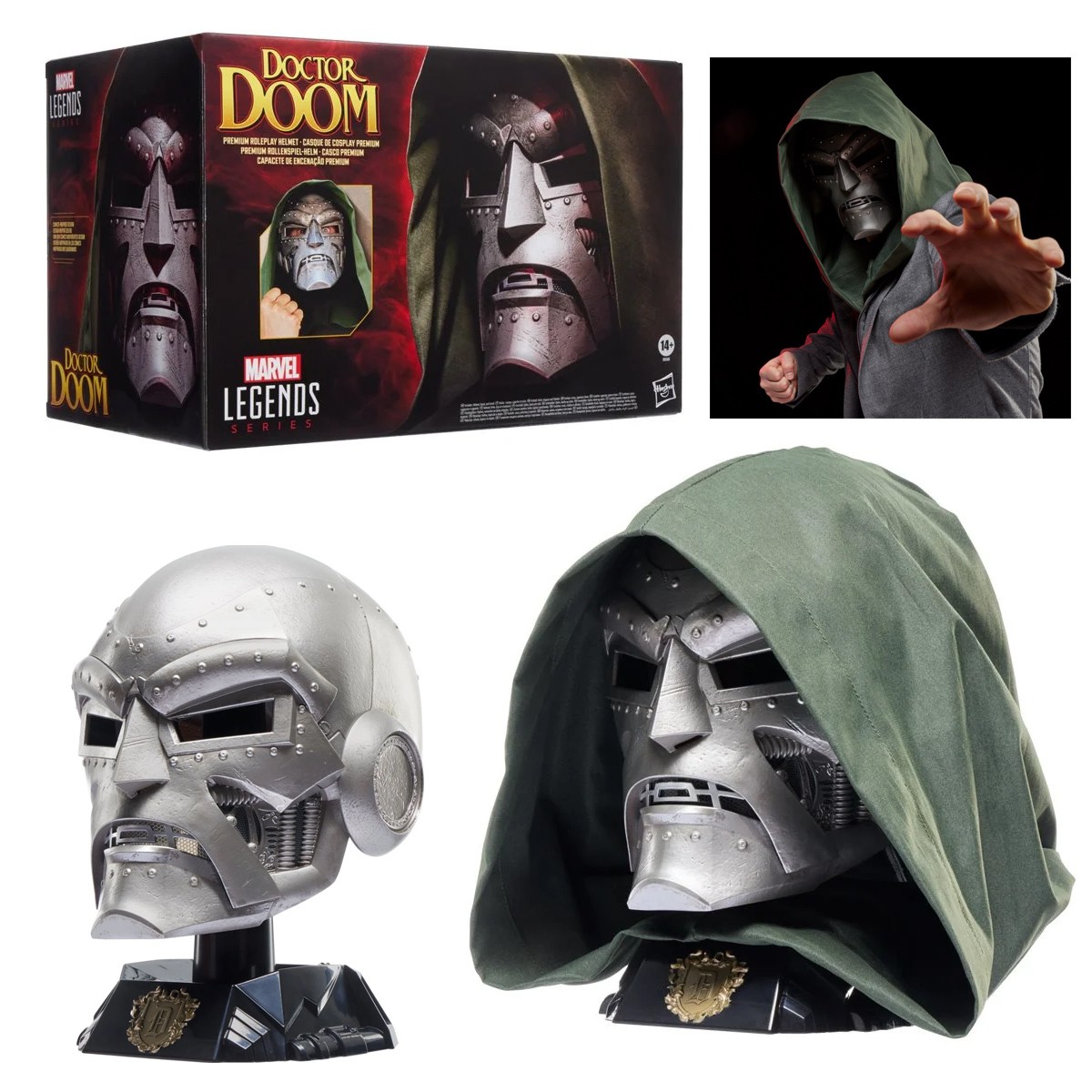 Fantastic Four Marvel Legends Doctor Doom Premium Roleplay Helmet