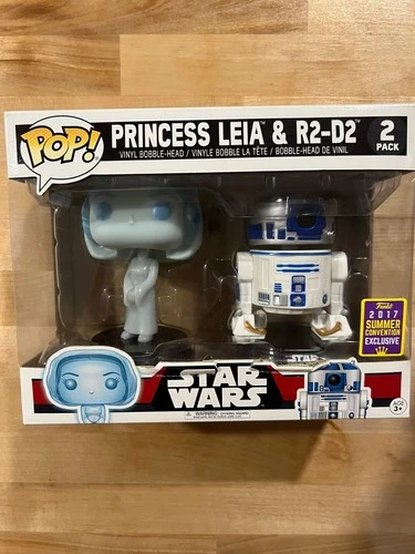 Funko POP! Star Wars Princess Leia & R2-D2 Figures Limited Edition 2 Pack