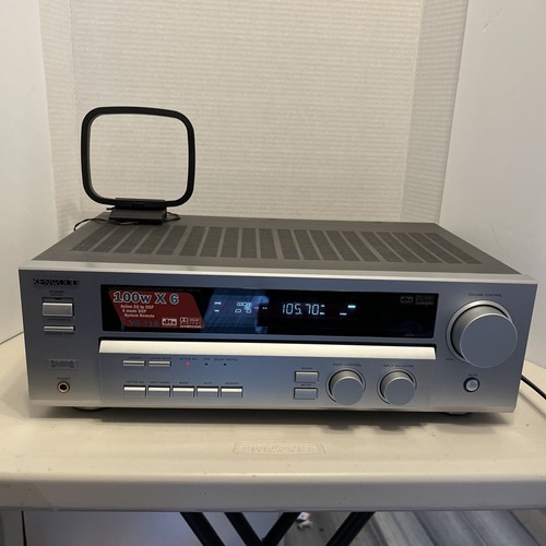 KENWOOD VR-715 Audio Video Surround Receiver w Radio AM/FM Antennas ...
