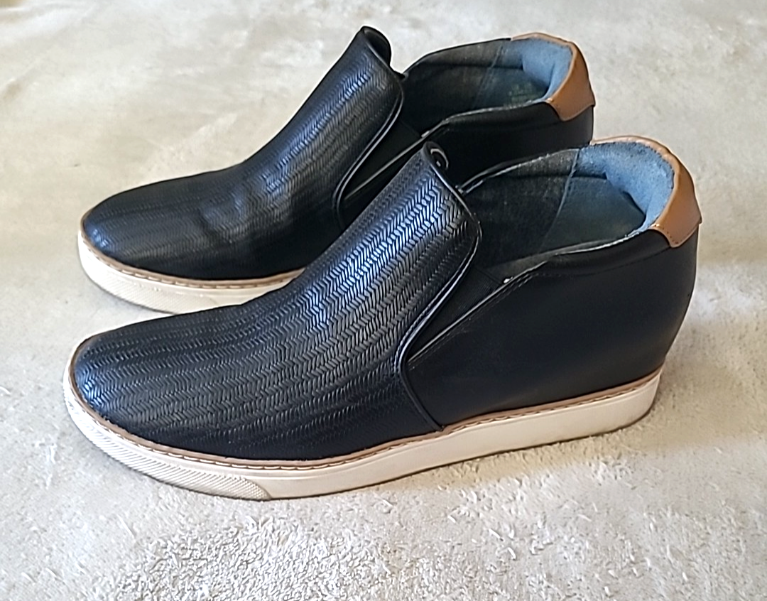 SAOLA Scarpe da ginnastica Dr Scholls donna 9 5 nere slip on comode suola zeppa casual chic