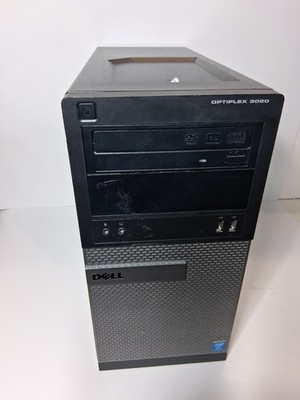 Dell Optiplex 3020 PC Tower Windows 10 250GB HDD i5 4590 3.3 GHZ 4GB Ram