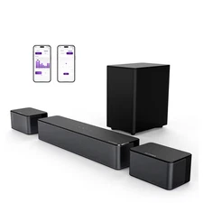 ULTIMEA 5.1 Surround Sound Bar Virtual Surround Sound System Theater TV Speakers