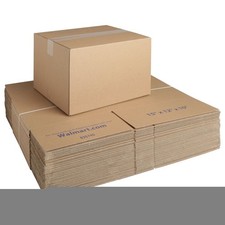 2 Pack Recycled Shipping Moving Boxes 15 in. L X 12 in. W X 10 in. H 30-Count