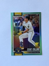 2026 Topps Series 1 Isaac Collins Teal Foil #202 Milwaukee Brewers