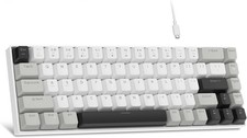 MageGee Portable 60% Mechanical Gaming Keyboard, MK-Box LED White Backlit Compac