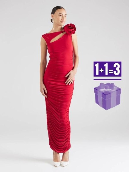 Women Karen Millen Dress Red Polyester 36 / S / 44