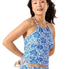 Tommy Bahama Island Cays Hibiscus reversible Tankini - Small - New
