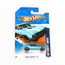 Hot Wheels '68 Chevy Nova 82/244 - Blue - 2011 Mainline A