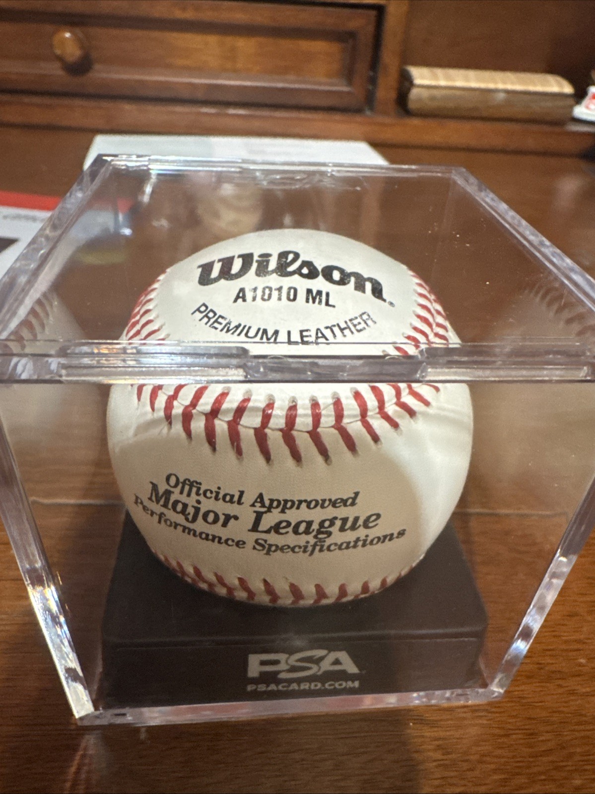 Michael Jordan Signed Baseball PSA COA Auto 8 Baseball 8 From UDA 1990s view 6
