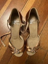 Showtime Dance Latin ballroom shoes, size 6.5 US/ 4 UK, 2 inch heel