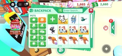 Selling All These Adopt Me Pets For 20