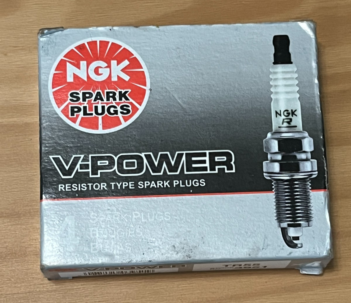 NGK V-POWER Copper Spark Plugs TR55 3951 Set of 4
