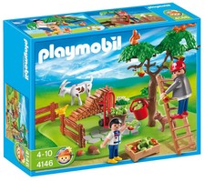 PLAYMOBIL 4146 Country Apfelernte Papa Und Sohn Ziege Eichh&ouml;rnchen Apfelbaum RAR