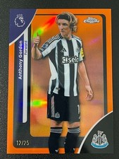 2025-26 Premier League Topps Chrome - Anthony Gordon /25 Orange Refractor (NM)