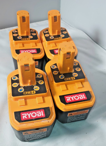 4 Ryobi One+ 18V Volt P100 NiCad Batteries Parts or Repair Nomostang Deals