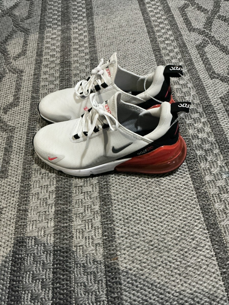 Nike Golf Air Max 270 ホワイト/レッド Size 7 - Nike Air Max 270 Golf White Red for sale online | eBay