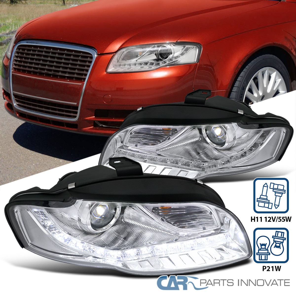 SMD LED ILLUMINAZIONE Interna Audi A4 B8 8K Xenon Bianco Berlina Avant - Foto 12