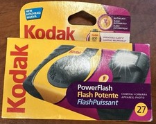 Kodak Power Flash Disposable Camera 27 Exposures Exp 05/2008 800 Film Sealed