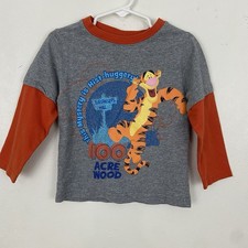 Disney Winnie The Pooh Vtg Y2K Tigger Long Sleeve Shirt 3T