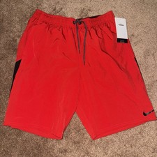 Mens Nike Red Swim Four Way Stretch Swimming Trunks NESSA482-614 Medium 9  