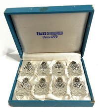 EALES OF SHEFFIELD 1779 Silverplate 8 Salt & ...