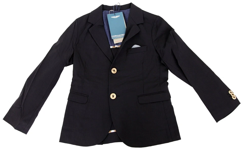 Aston Martin Kinder Sakko Blazer Jacket Junge Boy Gr 116 5-6 Jahre UK 8 AJJE3229 - Bild 1 von 1